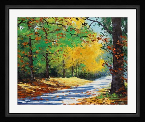 Framed Vibrant Autumn Print