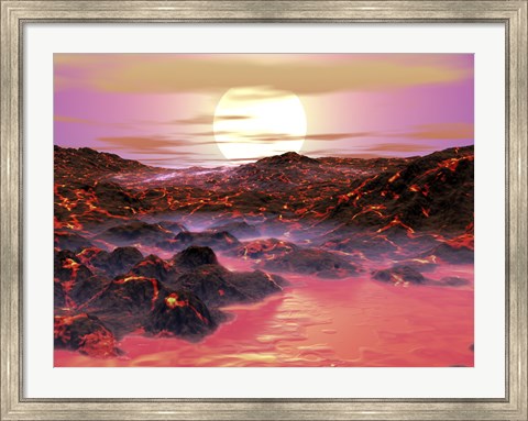 Framed Sun Begins its Journey Toward Becoming a Red Giant Print