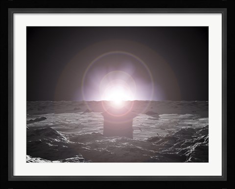 Framed Sunrise on Mercury Print