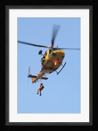 Framed CH-146 Griffon Helicopter of the Canadian Air Force Print