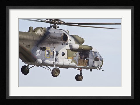 Framed Czech Air Force Mi-171 Print