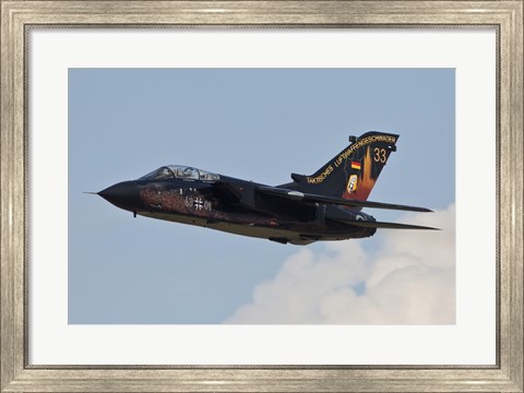 Framed German Air Force Tornado aircraft Print