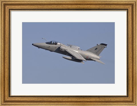 Framed Italian Air Force AMX Aircraft Taking Off Print