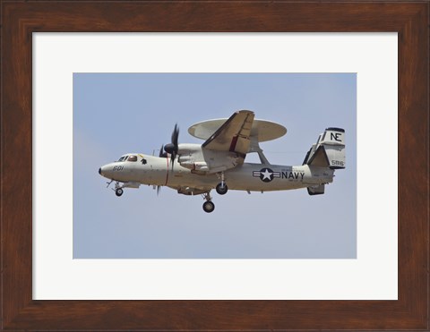Framed E-2D Advanced Hawkeye of the US Navy Print
