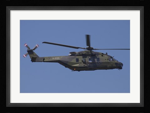 Framed NH90 Helicopter of the German Air Force Print
