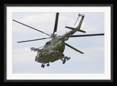 Framed Slovak Air Force Mi-17 Print