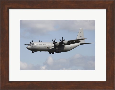 Framed Royal Norwegian Air Force C-130J Hercules Print