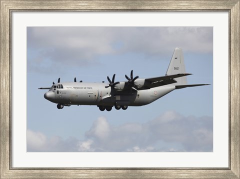 Framed Royal Norwegian Air Force C-130J Hercules Print