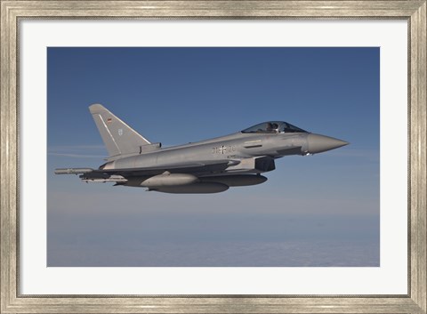 Framed Eurofighter Typhoon of the German Air Force Print