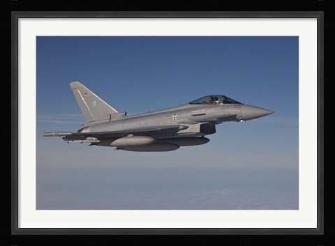 Framed Eurofighter Typhoon of the German Air Force Print