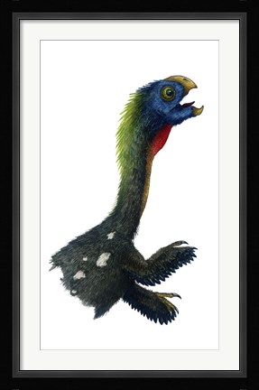 Framed Watercolor Portrait of Ajancingenia Yanshini Print