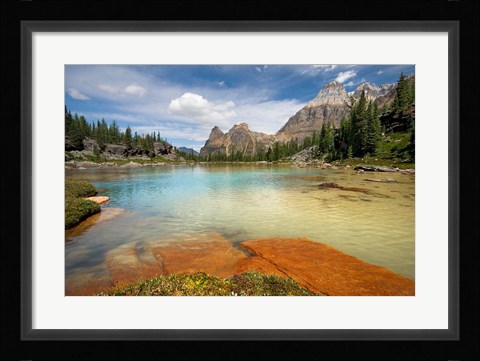 Framed British Columbia, Yoho NP, Opabin Terrace Pools Print