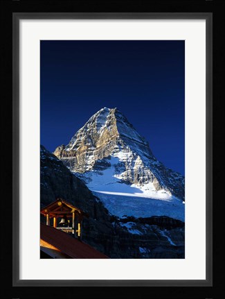 Framed Canada, British Columbia Mount Assiniboine peak Print