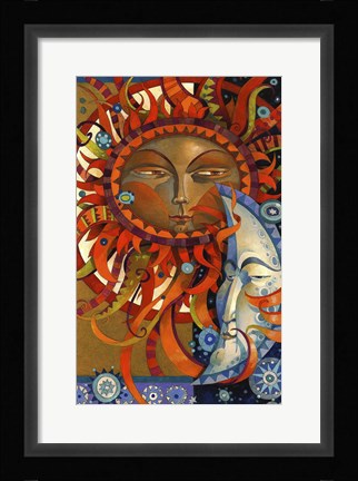 Framed Celestial Courtship Print