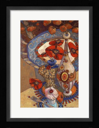 Framed Autumn Still Life Print