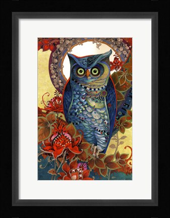 Framed Hoot Print
