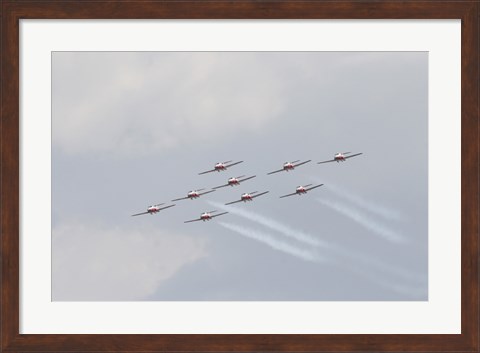 Framed Snowbirds 431 Royal Canadian Air Force Print