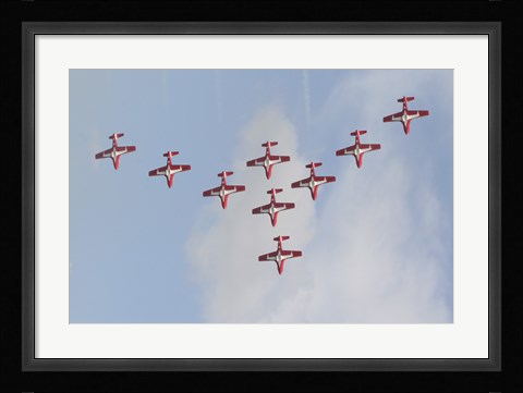 Framed Snowbirds 431 Air Demonstration Print