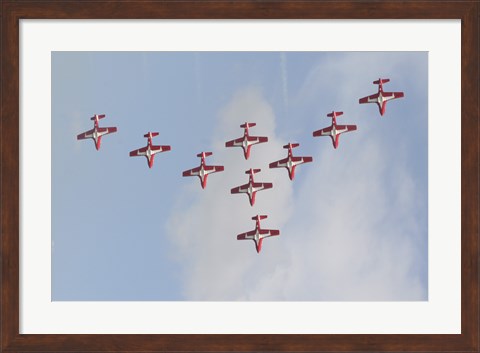 Framed Snowbirds 431 Air Demonstration Print