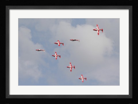 Framed Snowbirds of the Royal Canadian Air Force Print