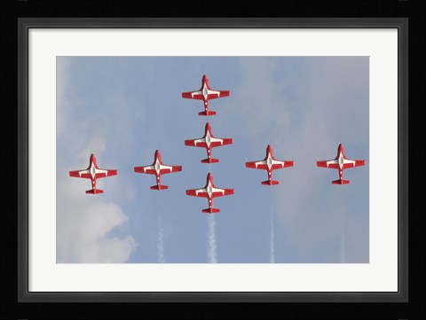 Framed Snowbirds 431 Air Squadron of the Canadian Air Force Print