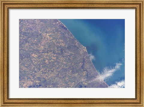 Framed Satellite view of St Joseph Area, Michigan Print