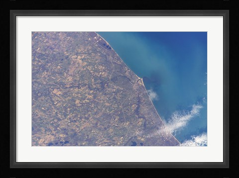 Framed Satellite view of St Joseph Area, Michigan Print