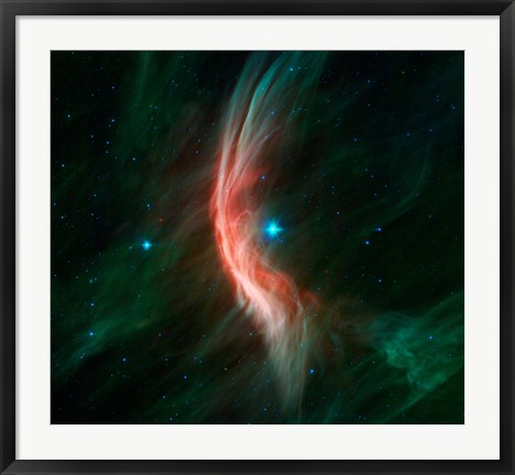 Framed Stellar Winds Flowing out From the Giant star Zeta Ophiuchi Print