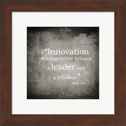 Framed Innovation Print