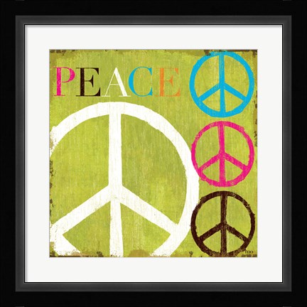 Framed Peace Print