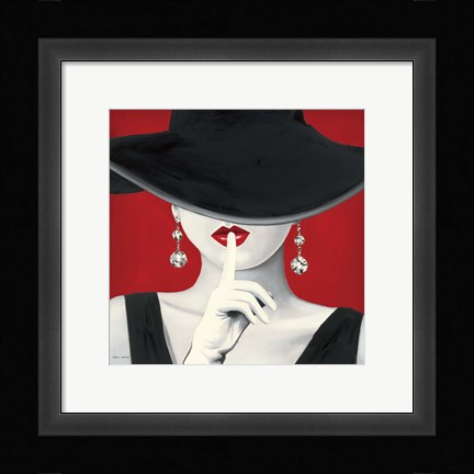 Framed Haute Chapeau Rouge I Print