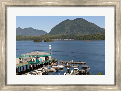 Framed Harbor, Meares Island, Vancouver Island, British Columbia Print