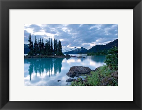 Framed Battleship Islands, Garibaldi Lake, British Columbia Print