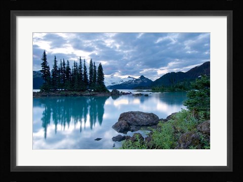 Framed Battleship Islands, Garibaldi Lake, British Columbia Print
