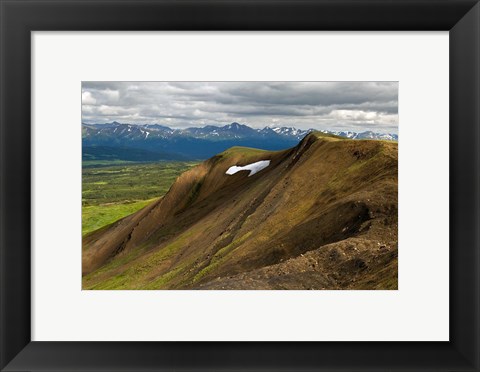 Framed Klappan Mountain, Sacred Headwaters, British Columbia Print