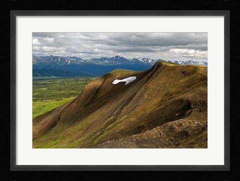 Framed Klappan Mountain, Sacred Headwaters, British Columbia Print