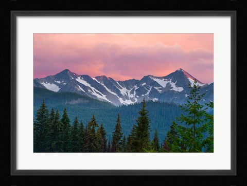 Framed Cascade Range, Manning Park, British Columbia Print
