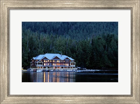 Framed King Pacifci Lodge, British Columbia, Canda Print