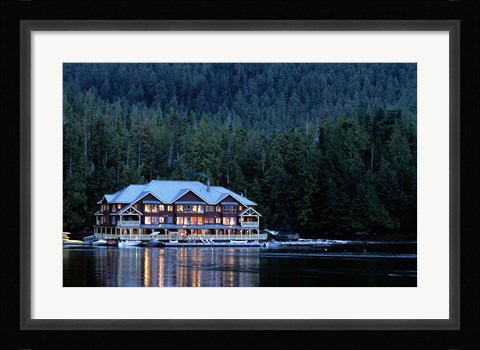 Framed King Pacifci Lodge, British Columbia, Canda Print