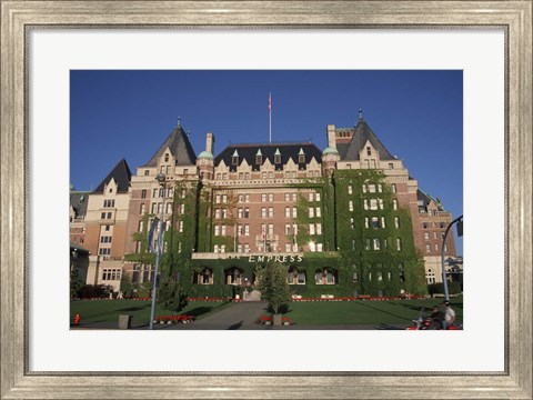 Framed Victoria Empress Hotel, British Columbia, Canada Print