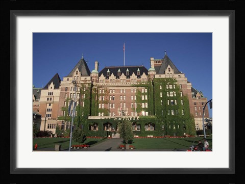 Framed Victoria Empress Hotel, British Columbia, Canada Print