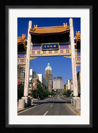 Framed Chinatown, Vancouver, British Columbia, Canada Print