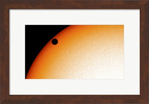 Framed Venus Transit across the Sun 2012 Print