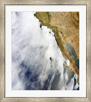 Framed Glory is Seen above a Layer of Stratocumulus Clouds over the Pacific Ocean Print