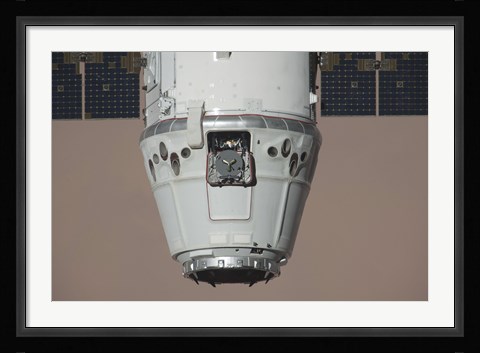 Framed SpaceX Dragon Commercial Cargo Craft Print