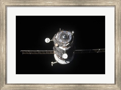 Framed Progress 46 spacecraft Print