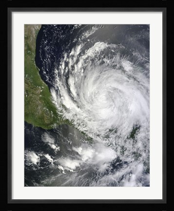 Framed Hurricane Ernesto Print