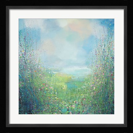 Framed Flower Field Print