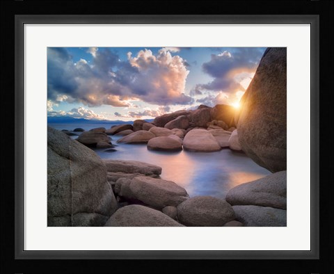 Framed Cove Sunset Print