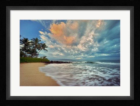 Framed Secluded Beach Print